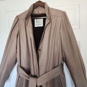 Vintage London Fog Maincoats Zip Lined 16 Women's Size S/M Tan Beige GRANDPACORE